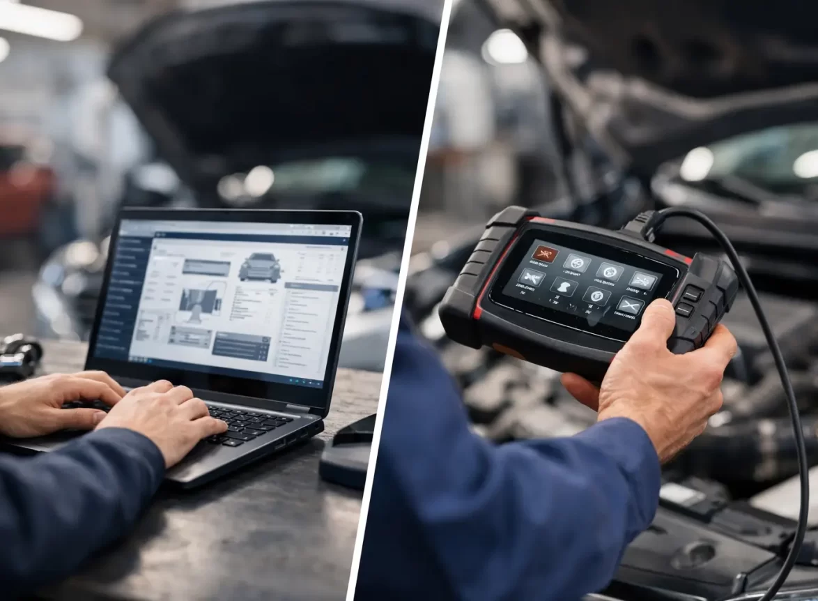 Service Software vs Scan Tool