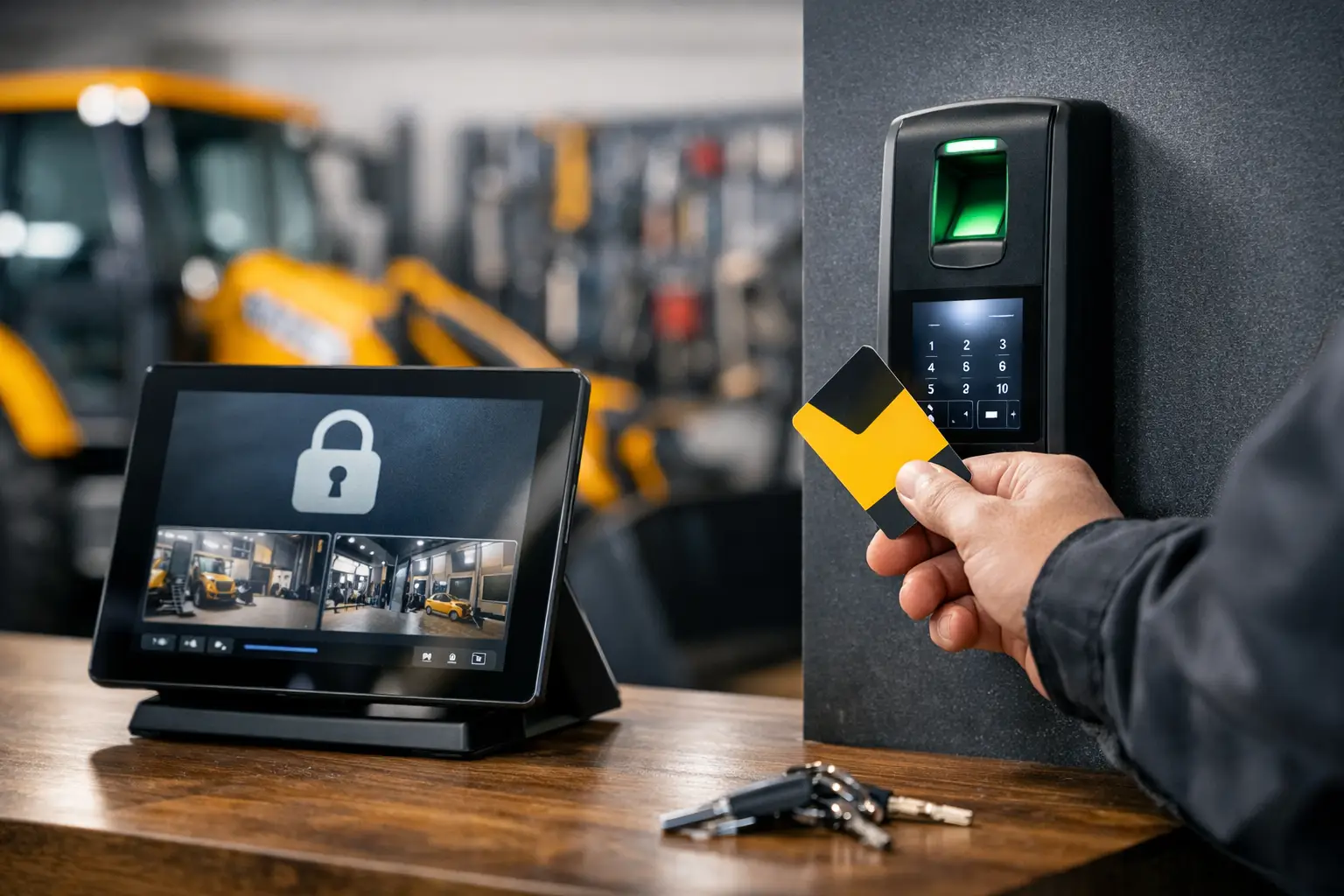 JCB Security Unlock Software for Shop Access
